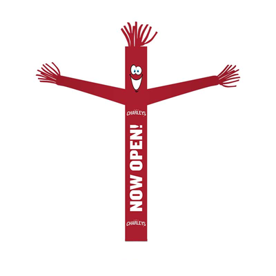 18' Charleys Philly Steaks Now Open Red Tube Dancer