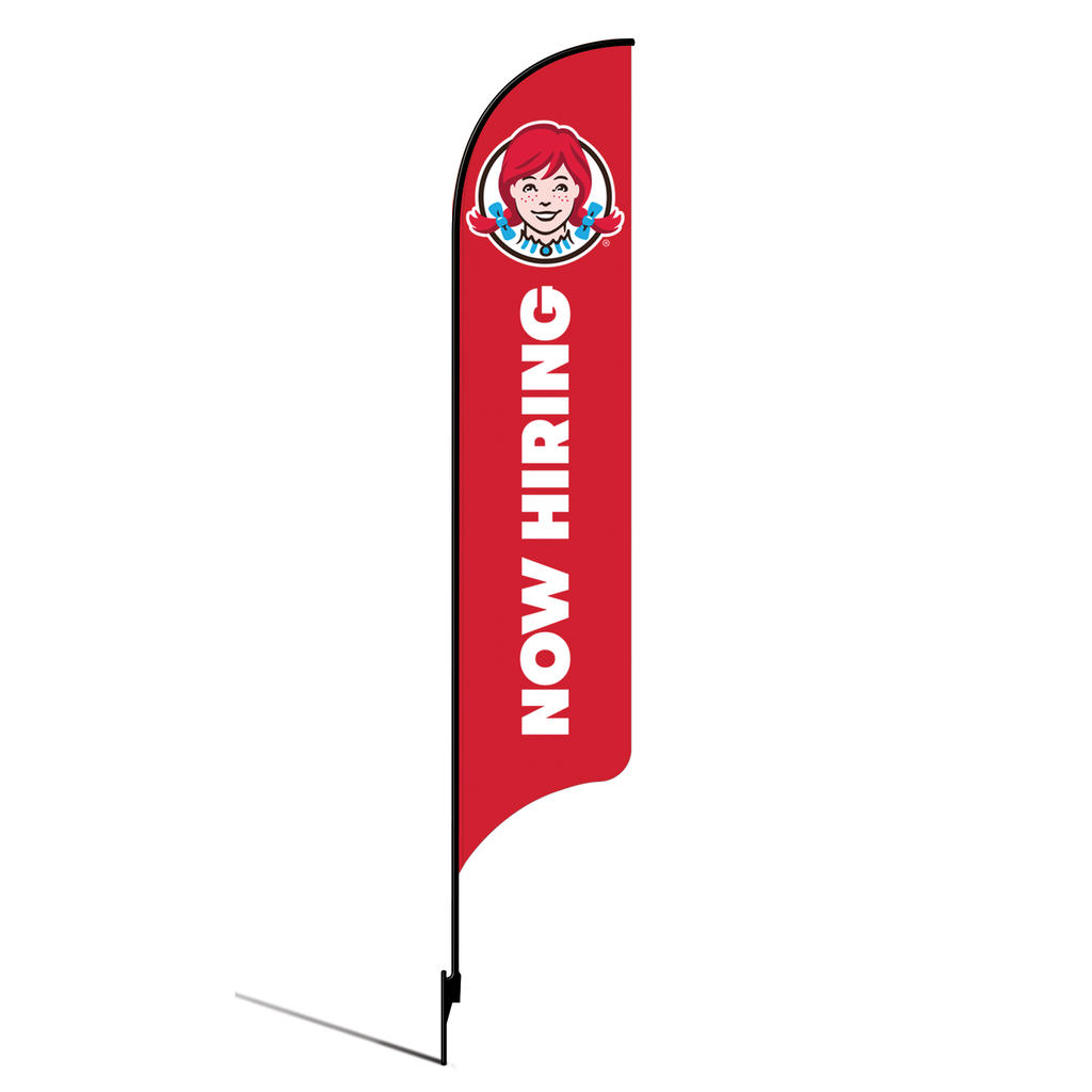 Kit for 15' Wendy's Red Now Hiring AdverSail