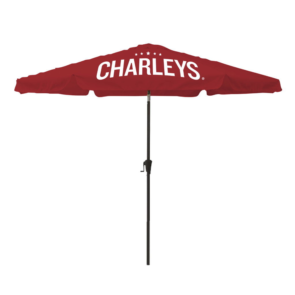 Charleys Logo Red Umbrella 